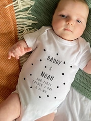 Solesmith First Fathers Day White Baby Grow - Image 1 of 1