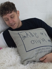 Solesmith Grey Your Artwork Upload Cushion - Image 1 of 2