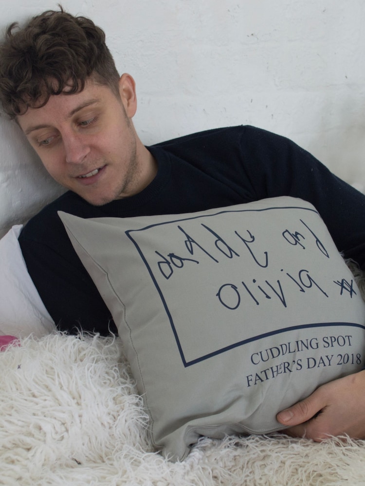 Solesmith Grey Your Artwork Upload Cushion - Image 1 of 2 Solesmith Grey Your Artwork Upload Cushion - Image 1 of 2