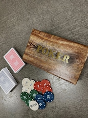 Solesmith Natural Hidden Message Wooden Poker Set - Image 3 of 3