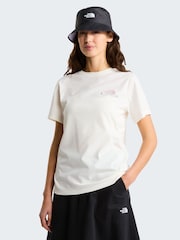 The North Face White Monte Back Print Regular T-Shirt - Image 1 of 4