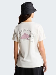The North Face White Monte Back Print Regular T-Shirt - Image 4 of 4