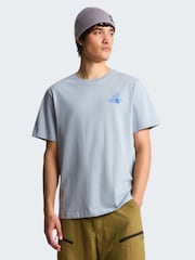 The North Face Pale Blue Mountain Athletics Celebration Back Graphic T-Shirt - Image 1 of 5