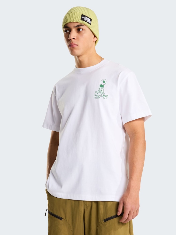 The North Face White Alien Back Graphic Relaxed T-Shirt - Image 1 of 4