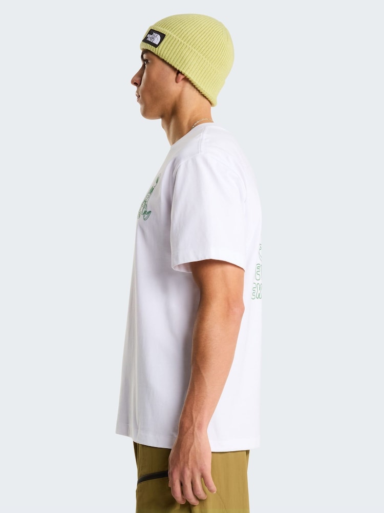 The North Face White Alien Back Graphic Relaxed T-Shirt - Image 2 of 4