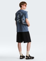 The North Face Grey Retro Earth Back Graphic Relaxed T-Shirt - Image 3 of 6