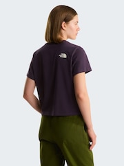 The North Face Purple Flora Embroidered Graphic T-Shirt - Image 2 of 3