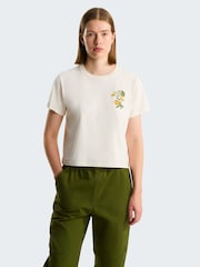 The North Face White Flora Embroidered Graphic T-Shirt - Image 1 of 3