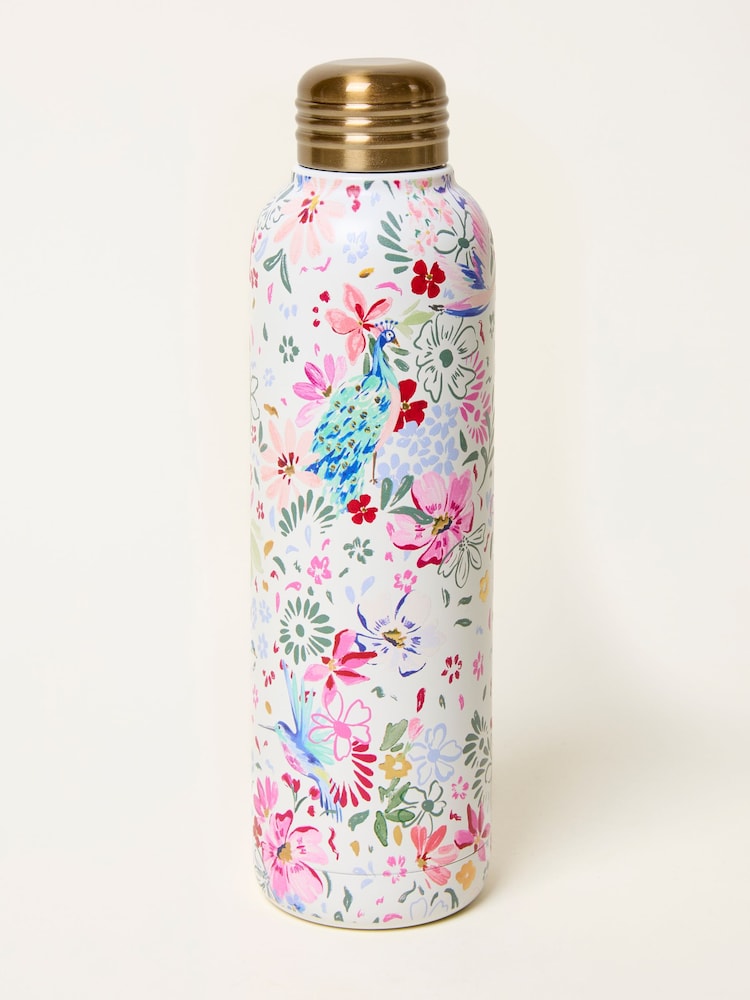 FatFace Bird Floral 500ml Water Bottle - Image 1 of 2