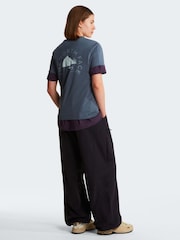 The North Face Blue Monte Blue Print Regular T-Shirt - Image 2 of 3