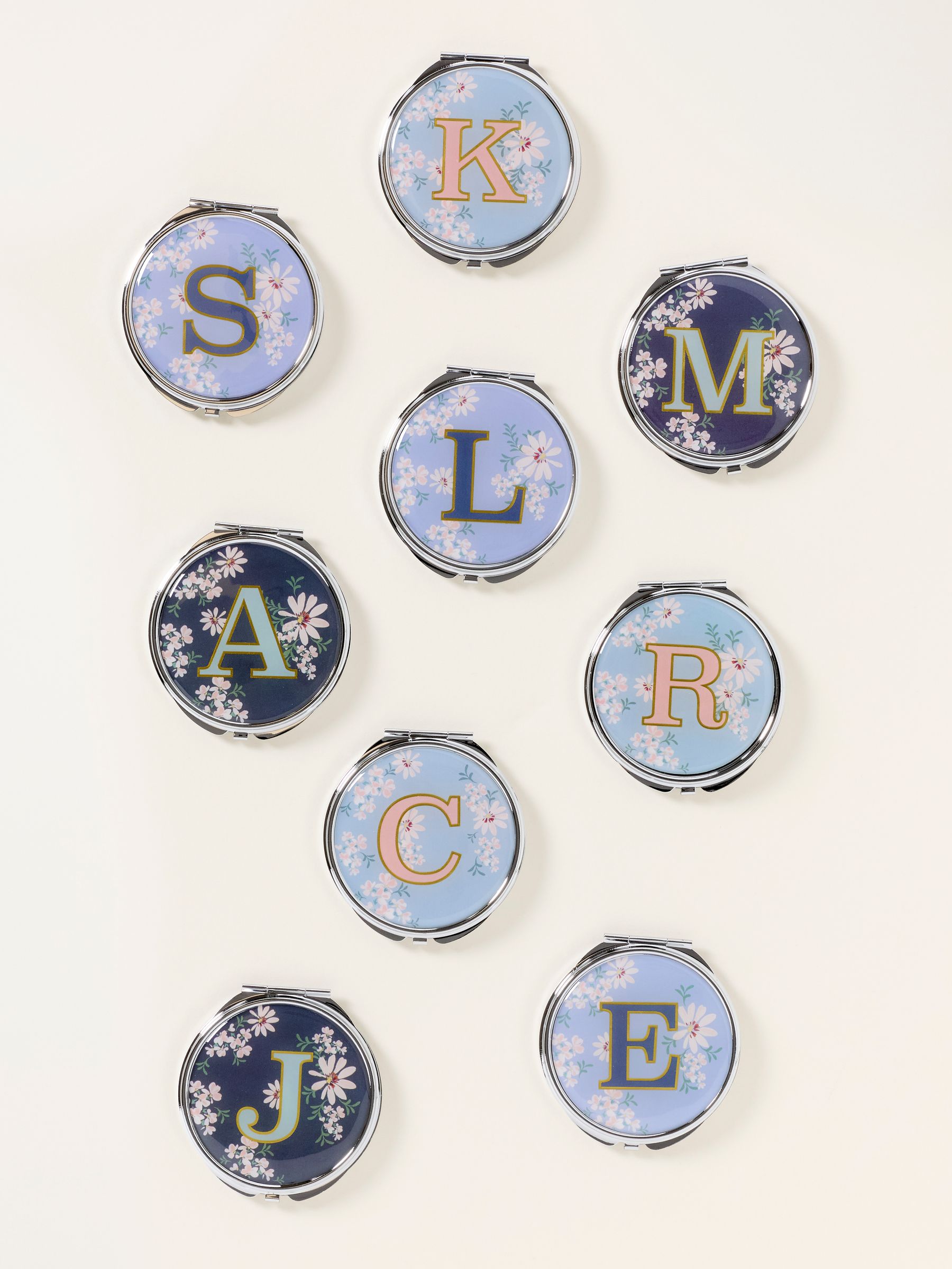 Fat Face Alphabet Compact Mirror S