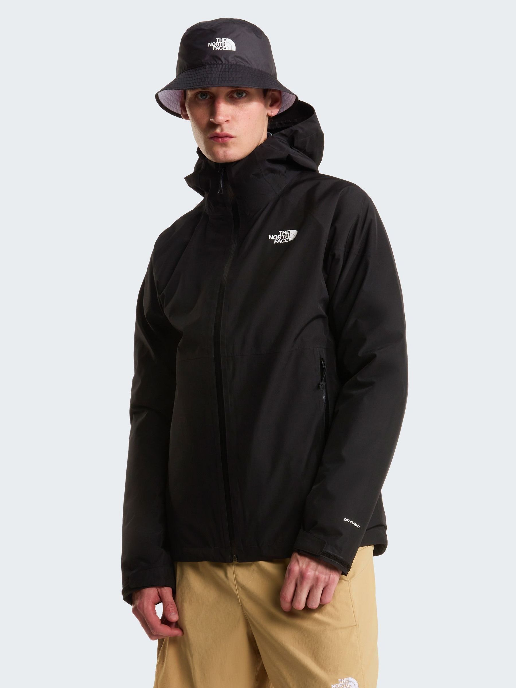 Buy The North Face Solid Black Lightning Zip In Jacket from Next