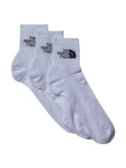 The North Face White Multi Sport Cushioned Quarter Length 3 Pack Socks - Image 4 of 6