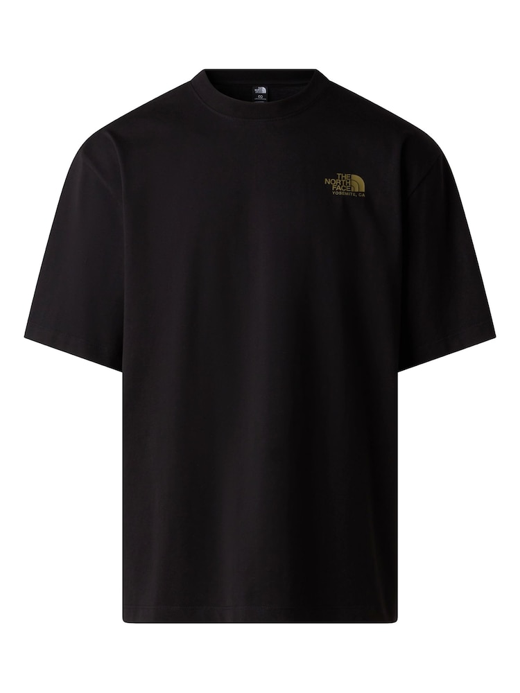 The North Face Black Plant & Flora Back Graphic Oversized T-Shirt - Image 1 of 2 The North Face Black Plant & Flora Back Graphic Oversized T-Shirt - Image 1 of 2