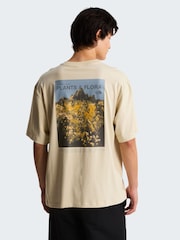 The North Face Brown Plant & Flora Back Graphic Oversized T-Shirt - Image 2 of 6