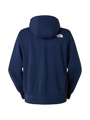 The North Face Blue Simple Dome Light Regular Hoodie - Image 6 of 6