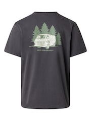 The North Face Grey Van Life Back Graphic Relaxed T-Shirt - Image 5 of 5