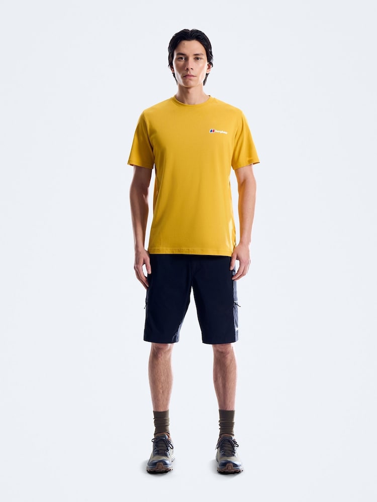 Berghaus Yellow Berghaus Class Logo Short Sleeve Graphic T-Shirt - Image 1 of 6