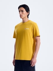 Berghaus Yellow Berghaus Class Logo Short Sleeve Graphic T-Shirt - Image 2 of 6