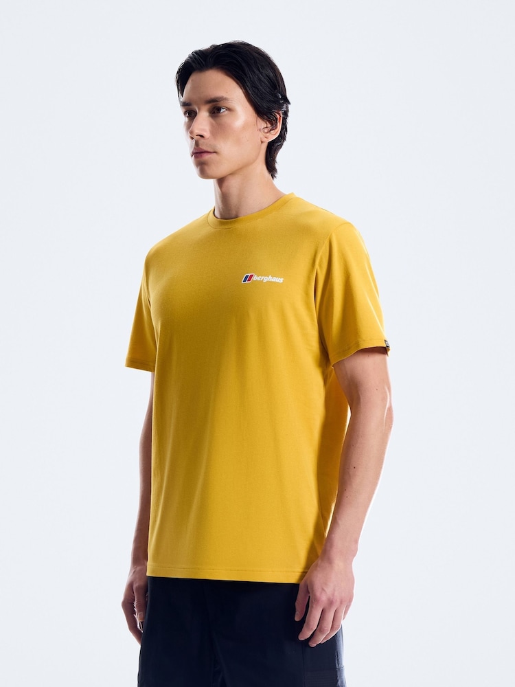 Berghaus Yellow Berghaus Class Logo Short Sleeve Graphic T-Shirt - Image 2 of 6