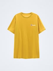 Berghaus Yellow Berghaus Class Logo Short Sleeve Graphic T-Shirt - Image 6 of 6