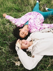 Berghaus Pink Bamburgh Half Zip Printed Fleece - Image 2 of 2