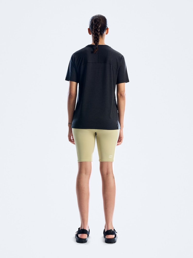 Berghaus Black Ivyhill Light Short Sleeve Tech Tee Adult Female Jet - Image 2 of 6