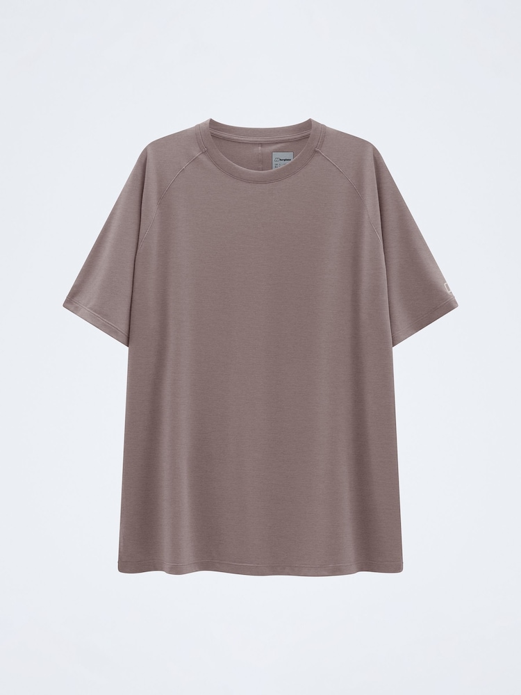 Berghaus Grey Ivyhill Light Short Sleeve Tech T-Shirt - Image 6 of 6