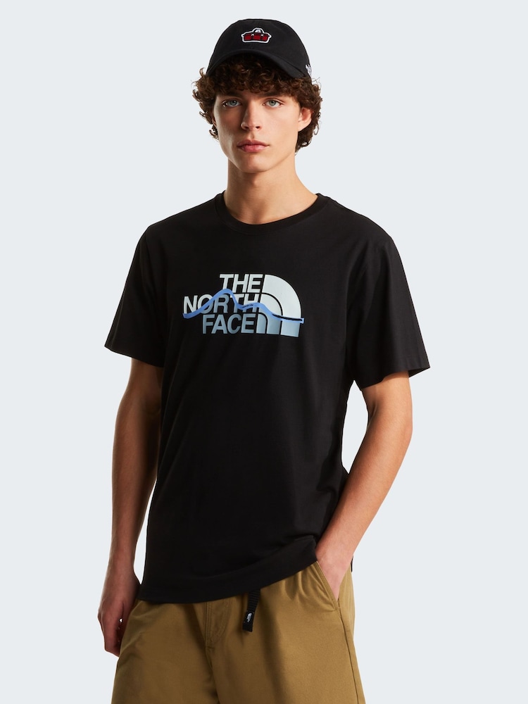 The North Face Black Mountain Line Regular T-Shirt - Image 1 of 6