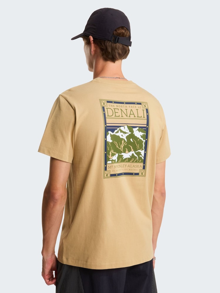 The North Face Yellow North Faces Back Graphic T-Shirt - Image 4 of 4