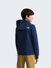 The North Face Blue Teen Drew Peak Light Regular Hoodie - Image 2 of 4