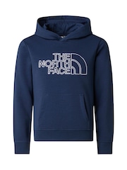 The North Face Blue Teen Drew Peak Light Regular Hoodie - Image 3 of 4