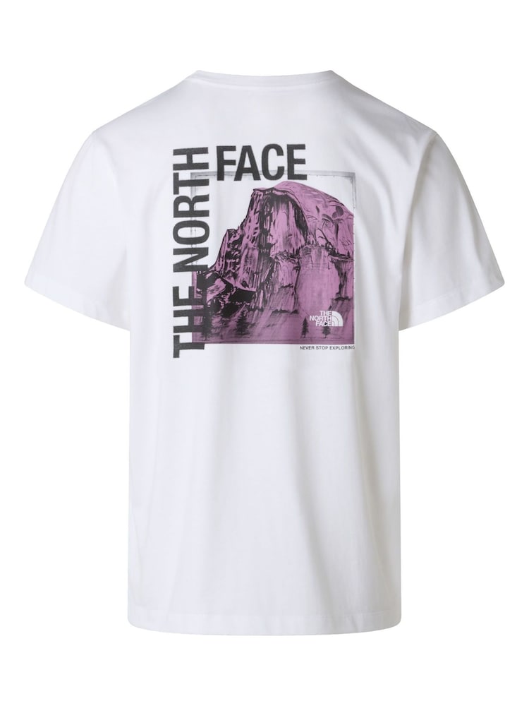 Hvit - The North Face Half Dome T-skjorte med fotorygg og grafikk - Bilde 2 av 2