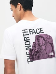 The North Face White Half Dome Photo Back Graphic T-Shirt - Image 4 of 6