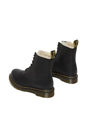 Dr. Martens Black 1460 Serena Burnished Wyoming Boots - Image 2 of 4