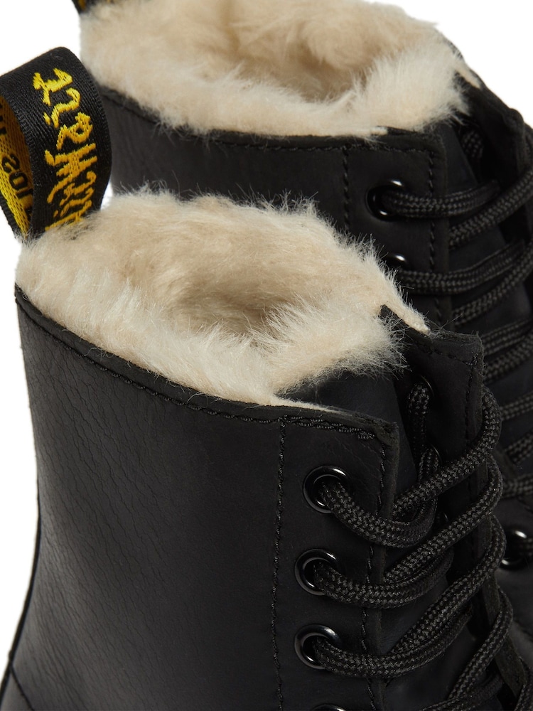 Dr. Martens Black 1460 Serena Burnished Wyoming Boots - Image 4 of 4