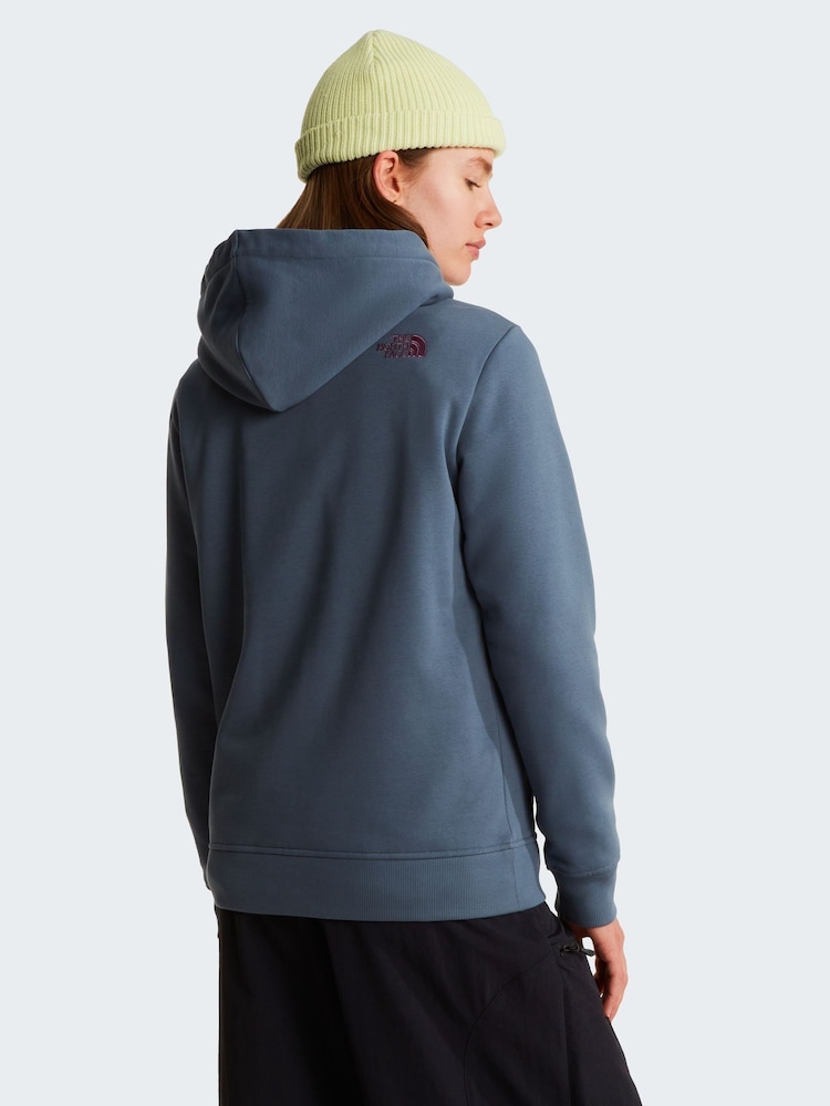 The North Face Blue Drew Peak Pullover Hoodie - Image 2 of 3