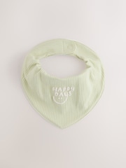 Green/Orange Baby Bibs 5 Pack - Image 6 of 8