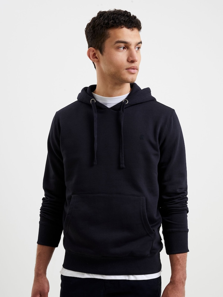 French Connection Blue Overhead Hoodie with Kangaroo Pocket - Image 1 of 5