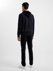 French Connection Blue Overhead Hoodie with Kangaroo Pocket - Image 3 of 5