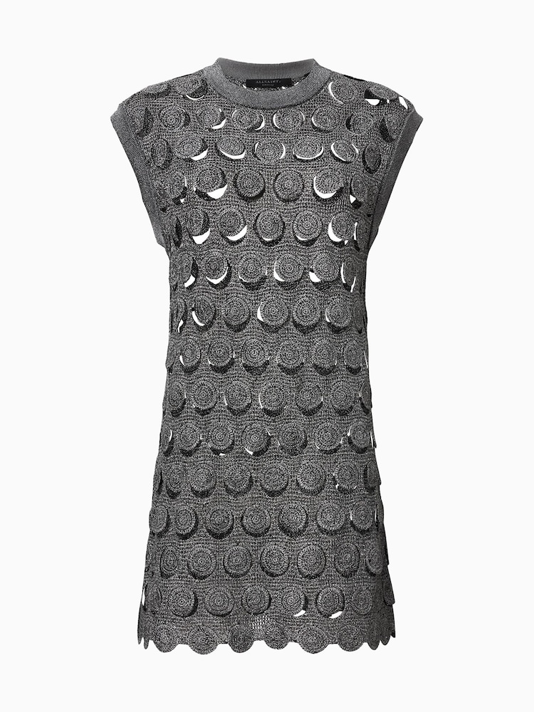 AllSaints Grey Iris Dress - Image 2 of 2