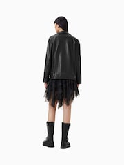 AllSaints Black Jayde Tulle Skirt - Image 7 of 9