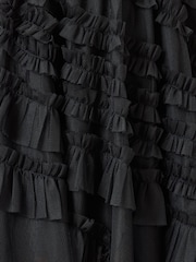 AllSaints Black Jayde Tulle Skirt - Image 8 of 9