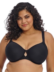Elomi Nerina Underwire Moulded Spacer Black Bra - Image 3 of 5