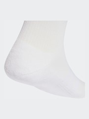 adidas White 3 Pack Cushioned Essentials Crew Socks 3 Pack - Image 3 of 4