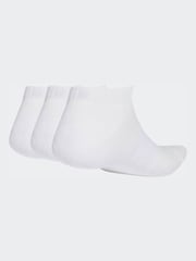 Alb - adidas Cushioned Essentials Low Cut Socks 3 Pair Pack - Imaginea 2 din 4