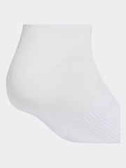 adidas Grey Thin Light Sportswear Ankle Socks 3 Pack - Image 4 of 4