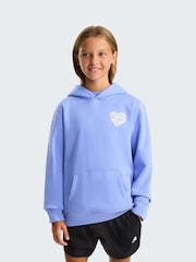 Lila - The North Face Proud Graphic Entspannter Hoodie für Mädchen - Bild 1 von 4