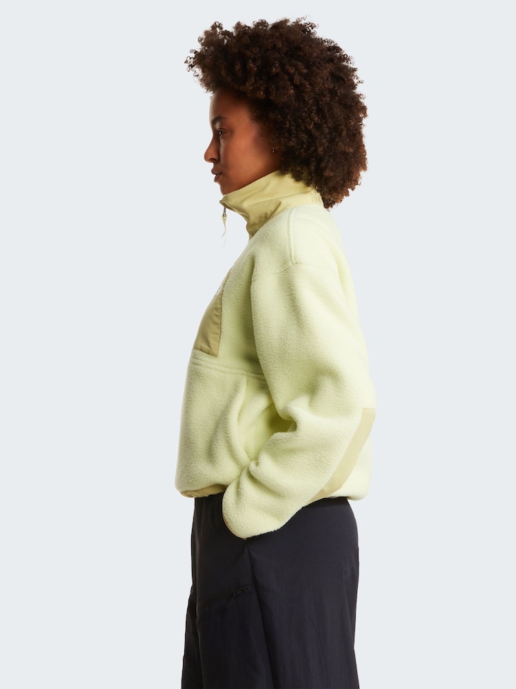 ירוק - The North Face פליז עם רבע רוכסן, דגם Yumiori Off Peak - תמונה 2 מתוך 4