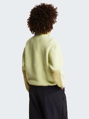 ירוק - The North Face פליז עם רבע רוכסן, דגם Yumiori Off Peak - תמונה 3 מתוך 4